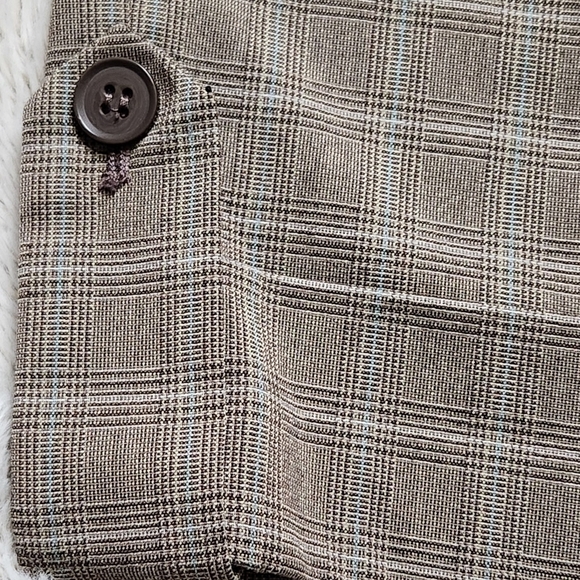 Dressy Bermuda shorts  High waist Plaid Knee length LANE BRYANT - Picture 6 of 14